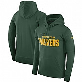 Men's Green Bay Packers Nike Property Of Performance Pullover Hoodie Green,baseball caps,new era cap wholesale,wholesale hats